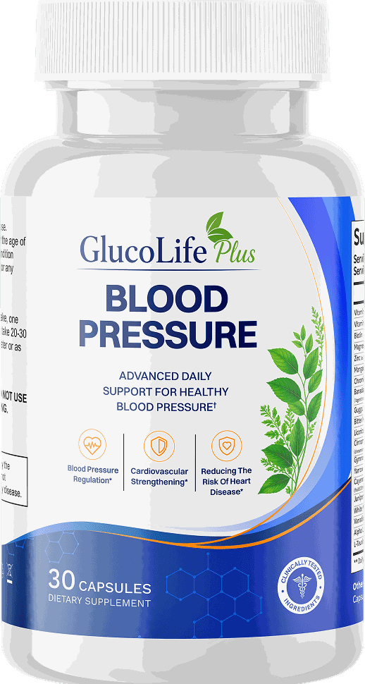 Flacon GlucoLife+ Blood Pressure, 30 gélules, complément alimentaire